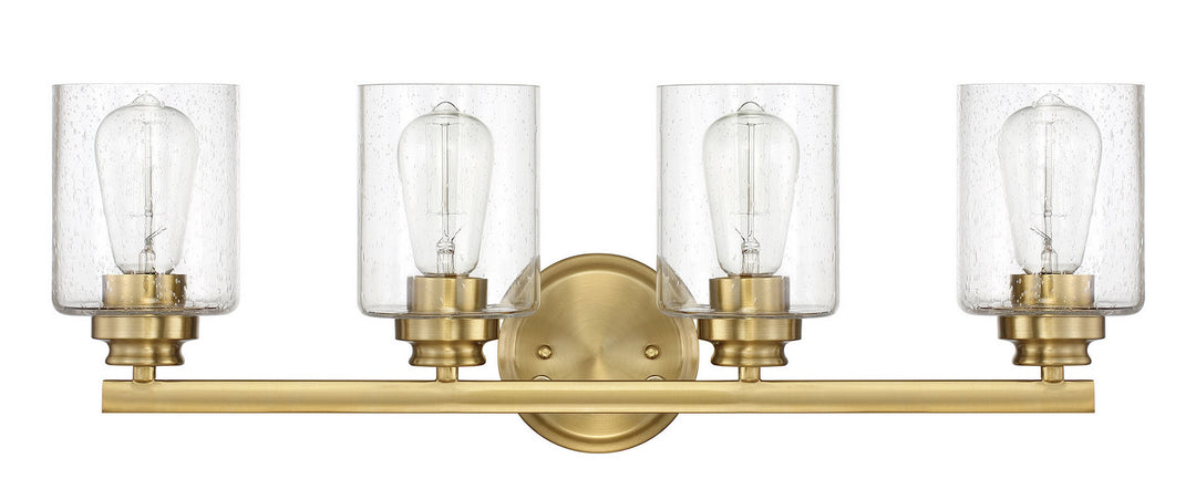 Craftmade Canada - 50504-SB - Four Light Vanity - Bolden - Satin Brass