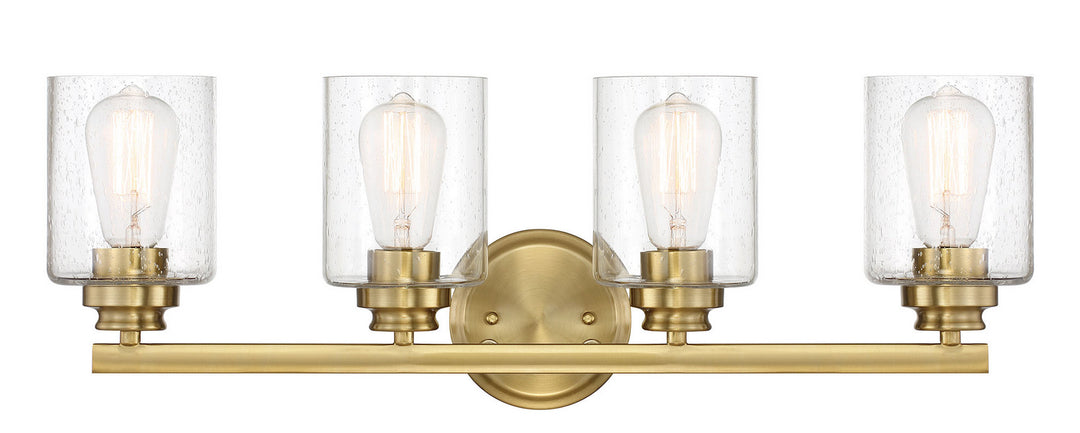 Craftmade Canada - 50504-SB - Four Light Vanity - Bolden - Satin Brass