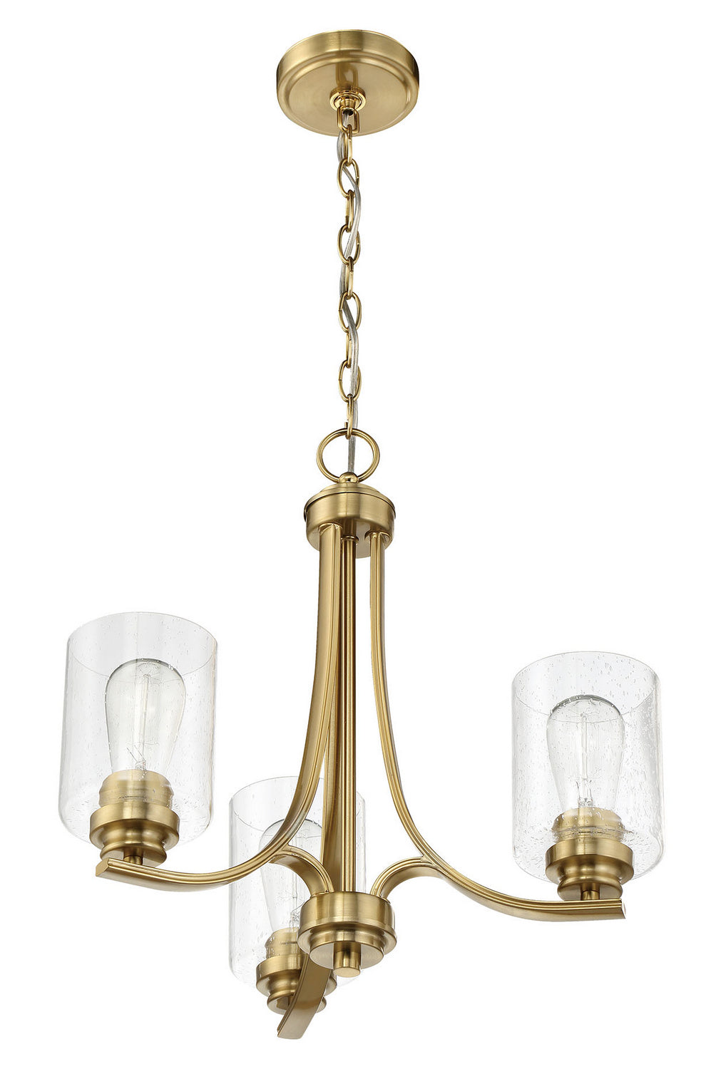 Craftmade Canada - 50523-SB - Three Light Chandelier - Bolden - Satin Brass