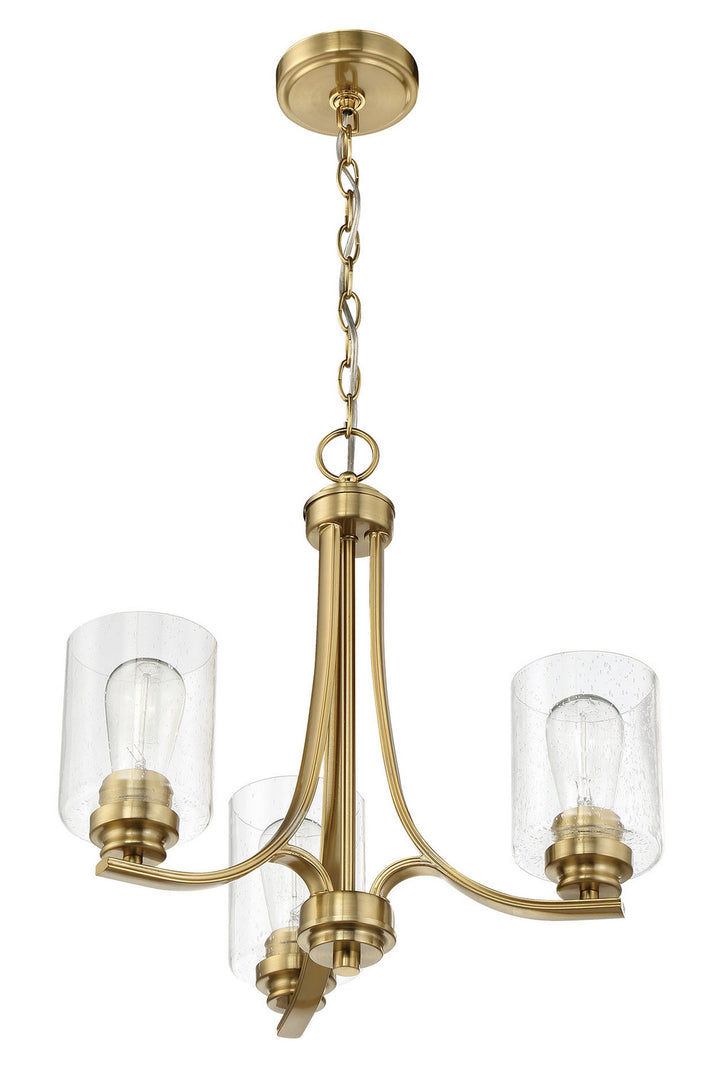 Craftmade Canada - 50523-SB - Three Light Chandelier - Bolden - Satin Brass