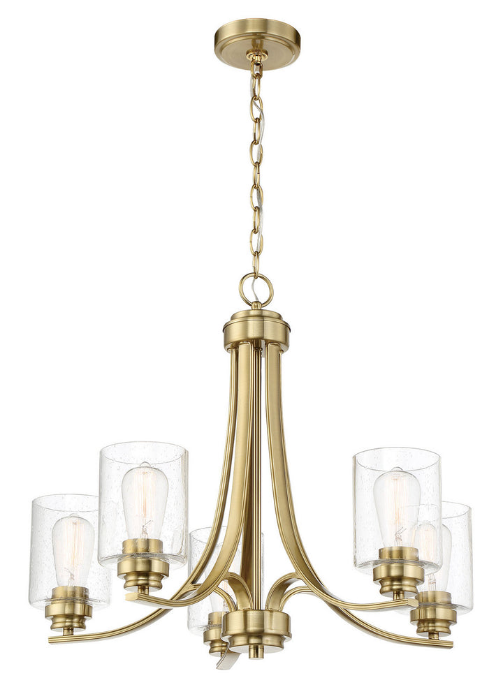 Craftmade Canada - 50525-SB - Five Light Chandelier - Bolden - Satin Brass