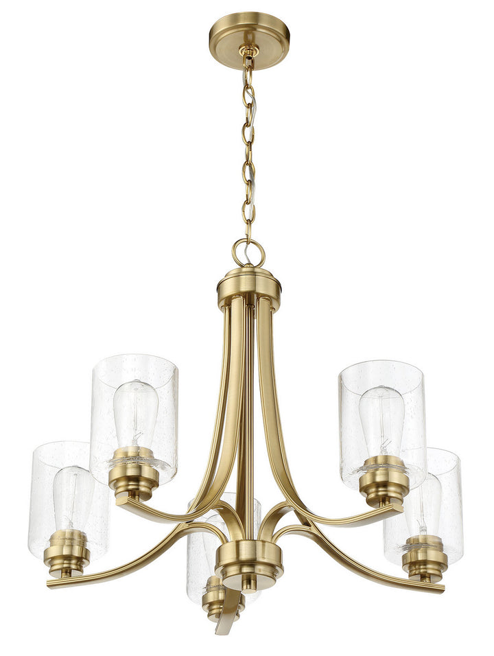 Craftmade Canada - 50525-SB - Five Light Chandelier - Bolden - Satin Brass