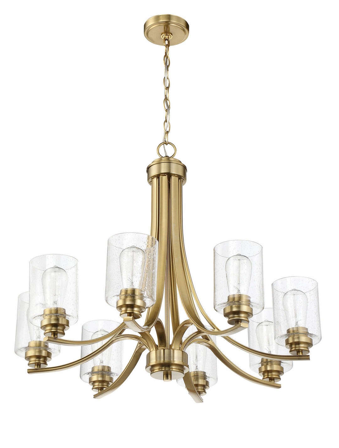Craftmade Canada - 50528-SB - Eight Light Chandelier - Bolden - Satin Brass