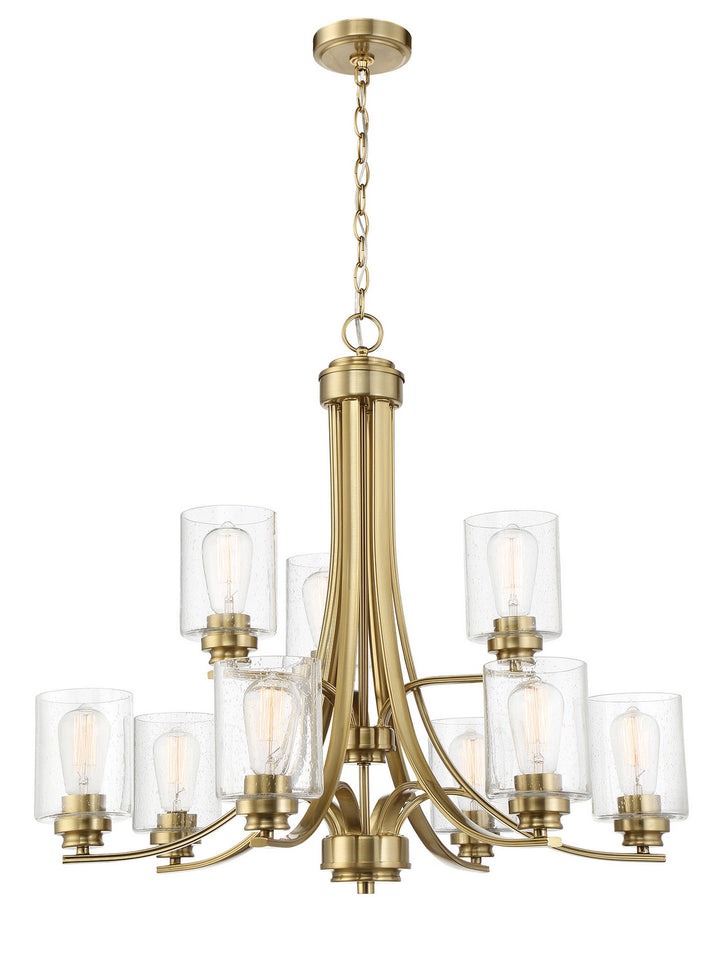 Craftmade Canada - 50529-SB - Nine Light Chandelier - Bolden - Satin Brass