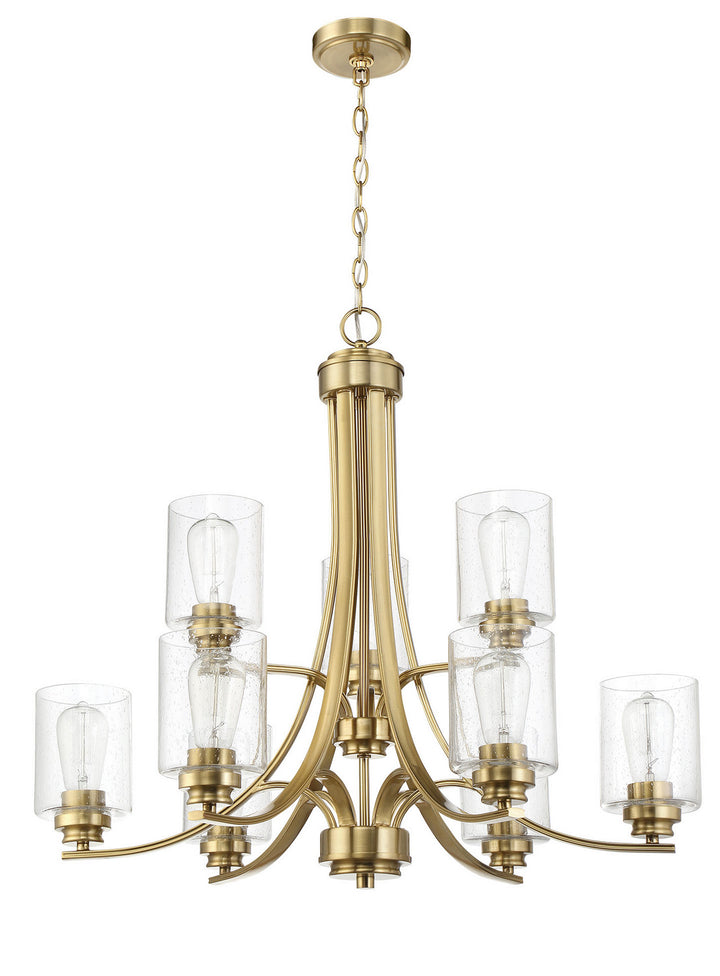 Craftmade Canada - 50529-SB - Nine Light Chandelier - Bolden - Satin Brass