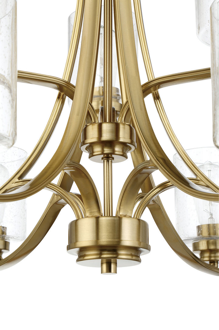Craftmade Canada - 50529-SB - Nine Light Chandelier - Bolden - Satin Brass
