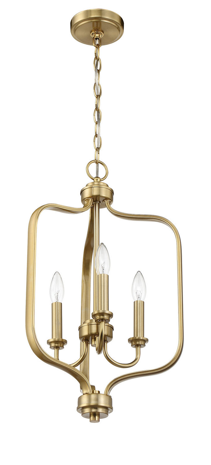 Craftmade Canada - 50533-SB - Three Light Foyer Pendant - Bolden - Satin Brass