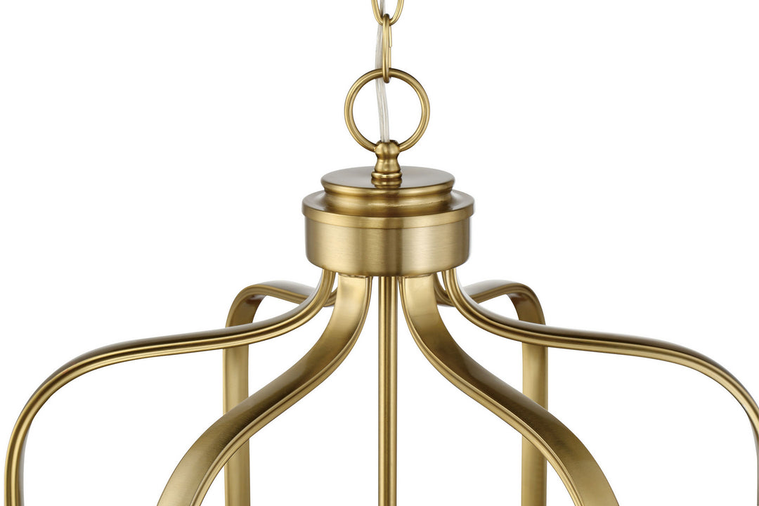 Craftmade Canada - 50536-SB - Six Light Foyer Chandelier - Bolden - Satin Brass