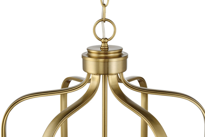Craftmade Canada - 50536-SB - Six Light Foyer Chandelier - Bolden - Satin Brass