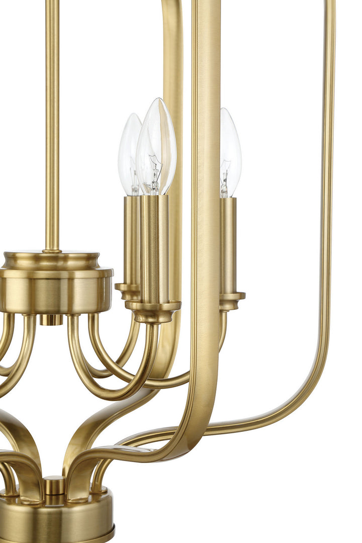 Craftmade Canada - 50536-SB - Six Light Foyer Chandelier - Bolden - Satin Brass