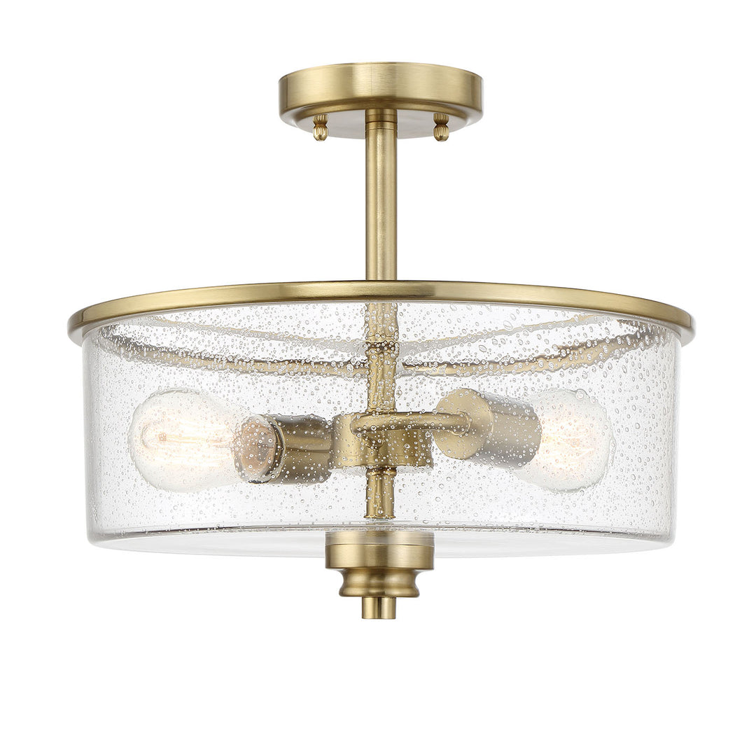 Craftmade Canada - 50552-SB - Two Light Convertible Semi Flush - Bolden - Satin Brass