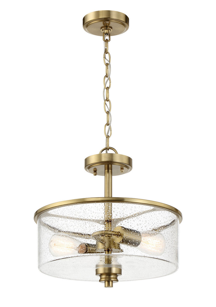 Craftmade Canada - 50552-SB - Two Light Convertible Semi Flush - Bolden - Satin Brass