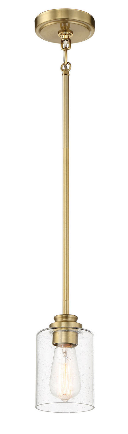 Craftmade Canada - 50591-SB - One Light Mini Pendant - Bolden - Satin Brass