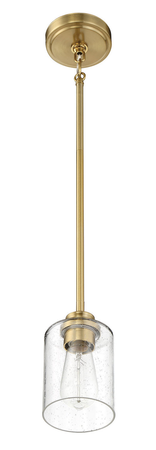 Craftmade Canada - 50591-SB - One Light Mini Pendant - Bolden - Satin Brass