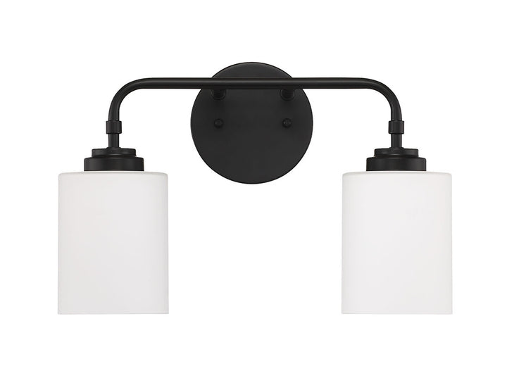 Craftmade Canada - 56002-FB - Two Light Vanity - Stowe - Flat Black