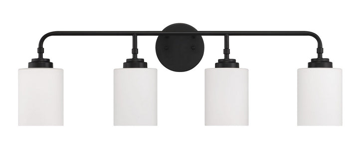 Craftmade Canada - 56004-FB - Four Light Vanity - Stowe - Flat Black
