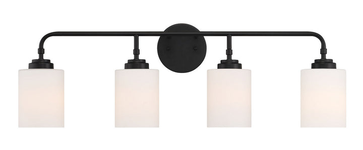 Craftmade Canada - 56004-FB - Four Light Vanity - Stowe - Flat Black