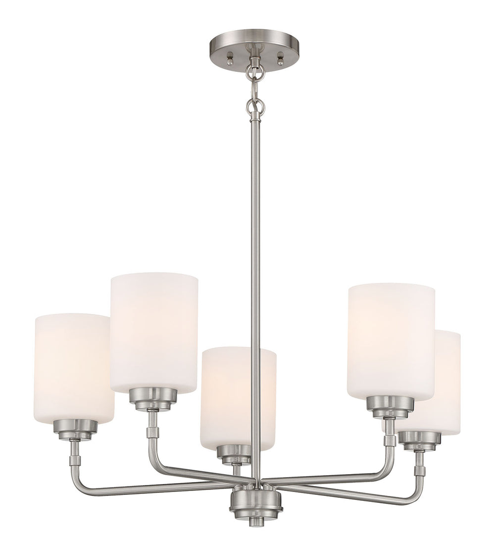 Craftmade Canada - 56025-BNK - Five Light Chandelier - Stowe - Brushed Polished Nickel
