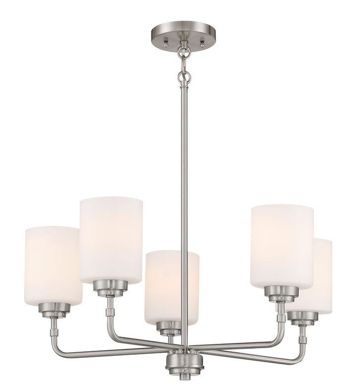 Craftmade Canada - 56025-BNK - Five Light Chandelier - Stowe - Brushed Polished Nickel