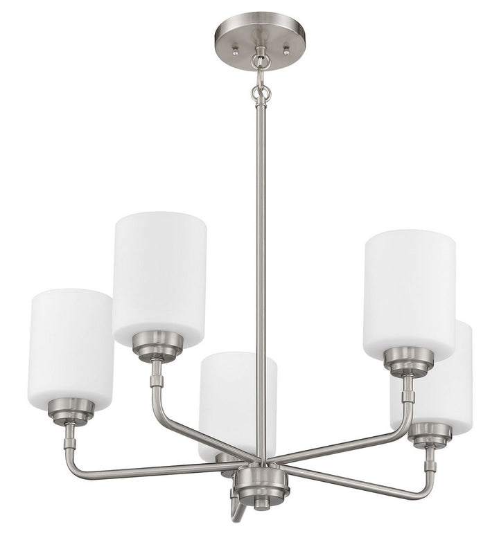Craftmade Canada - 56025-BNK - Five Light Chandelier - Stowe - Brushed Polished Nickel