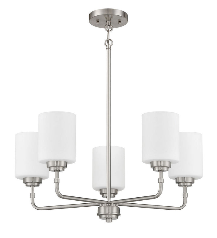 Craftmade Canada - 56025-BNK - Five Light Chandelier - Stowe - Brushed Polished Nickel