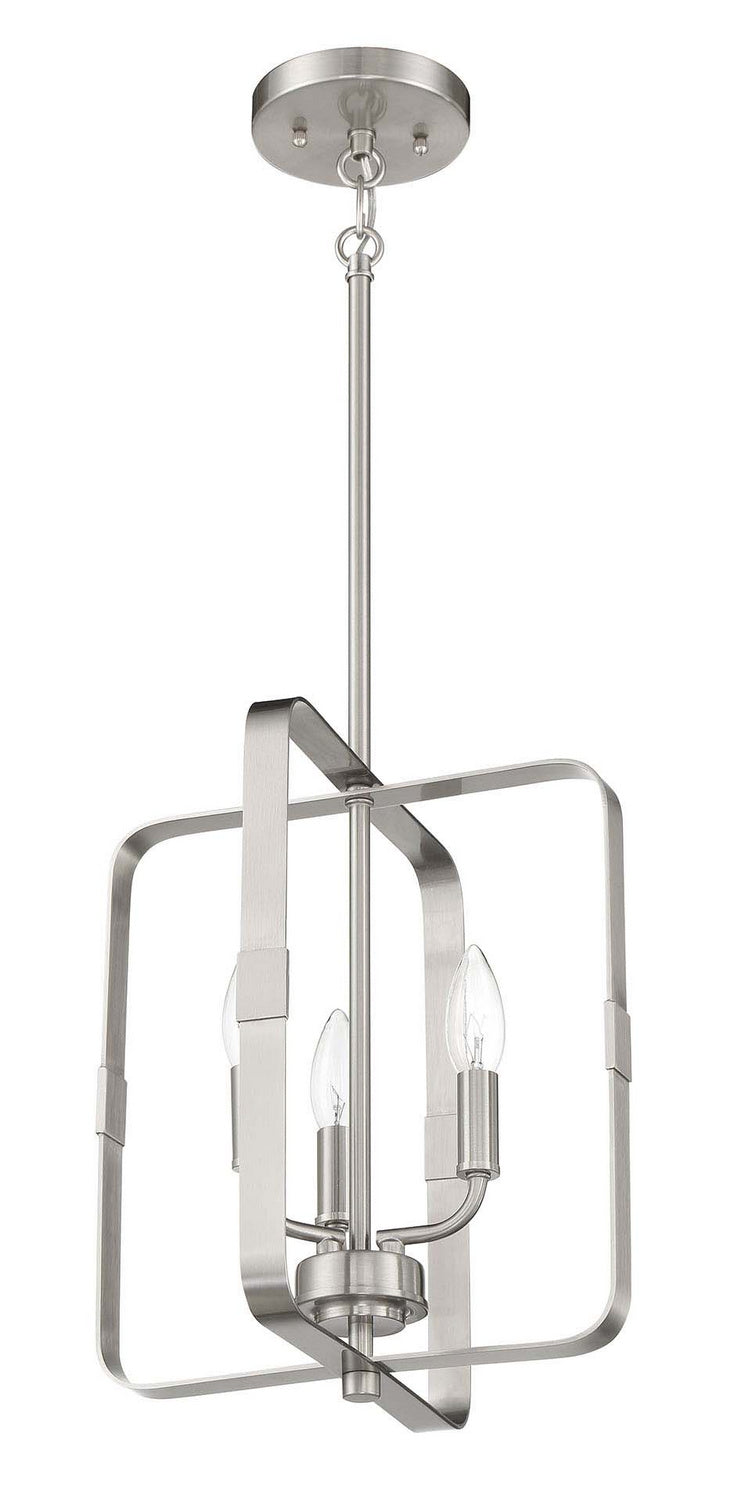 Craftmade Canada - 56033-BNK - Three Light Foyer Pendant - Stowe - Brushed Polished Nickel