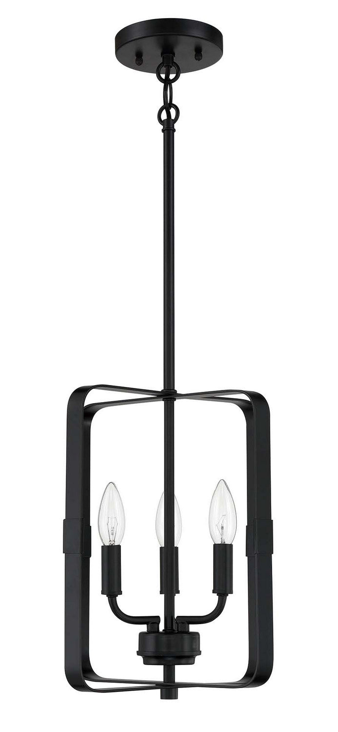 Craftmade Canada - 56033-FB - Three Light Foyer Pendant - Stowe - Flat Black