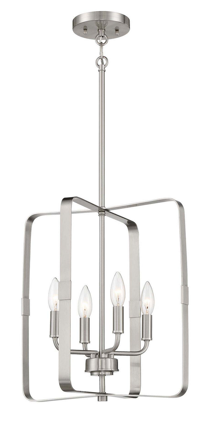Craftmade Canada - 56034-BNK - Four Light Foyer Pendant - Stowe - Brushed Polished Nickel