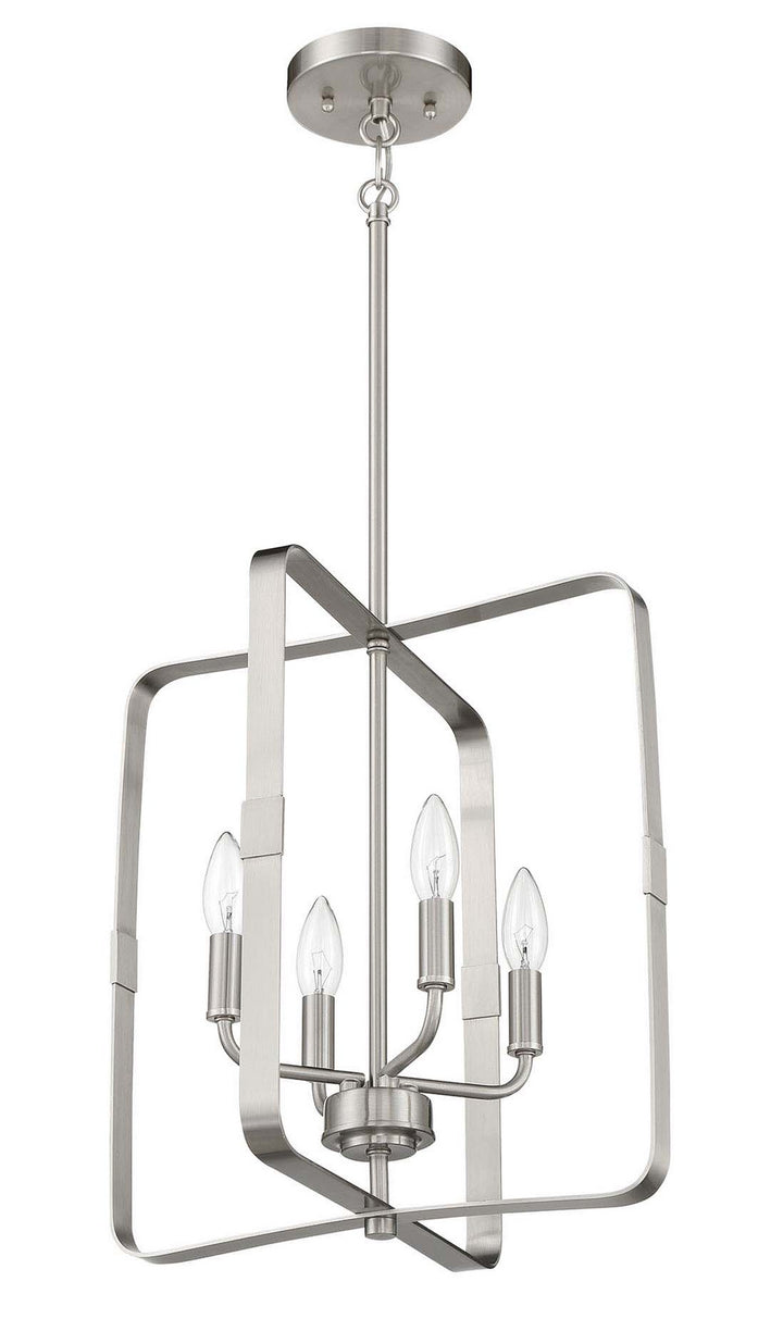 Craftmade Canada - 56034-BNK - Four Light Foyer Pendant - Stowe - Brushed Polished Nickel