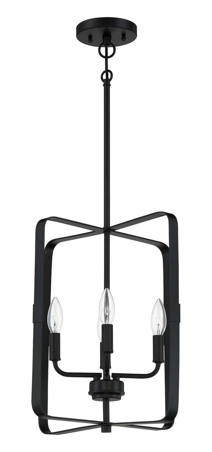 Craftmade Canada - 56034-FB - Four Light Foyer Pendant - Stowe - Flat Black