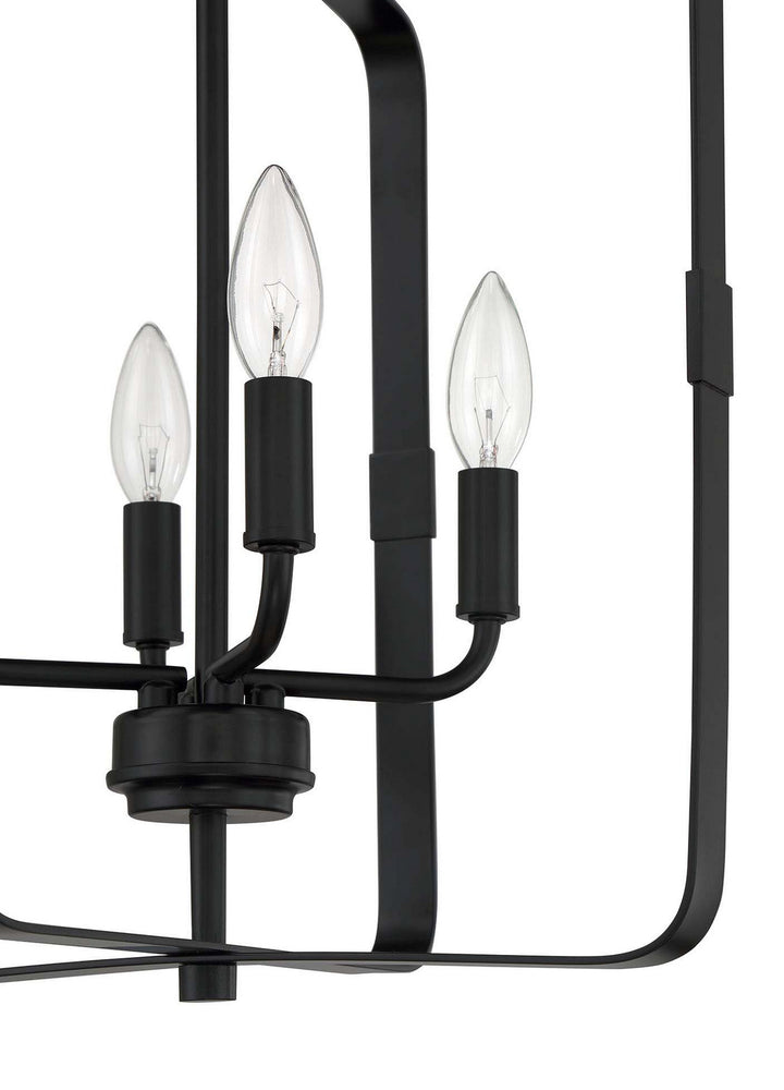 Craftmade Canada - 56034-FB - Four Light Foyer Pendant - Stowe - Flat Black