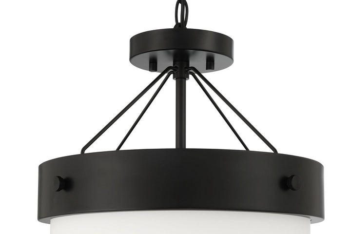 Craftmade Canada - XS3213-FB - Two Light Flushmount - Oak Street - Flat Black