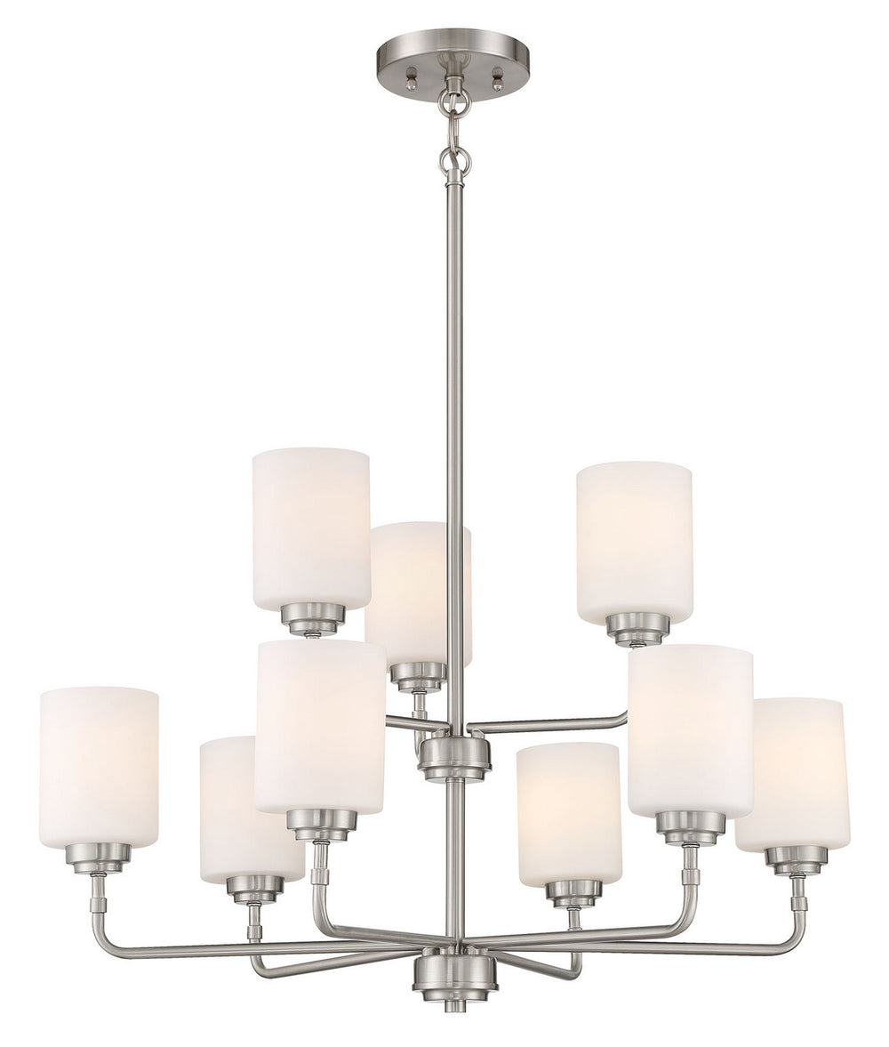 Craftmade Canada - 56029-BNK - Nine Light Chandelier - Stowe - Brushed Polished Nickel