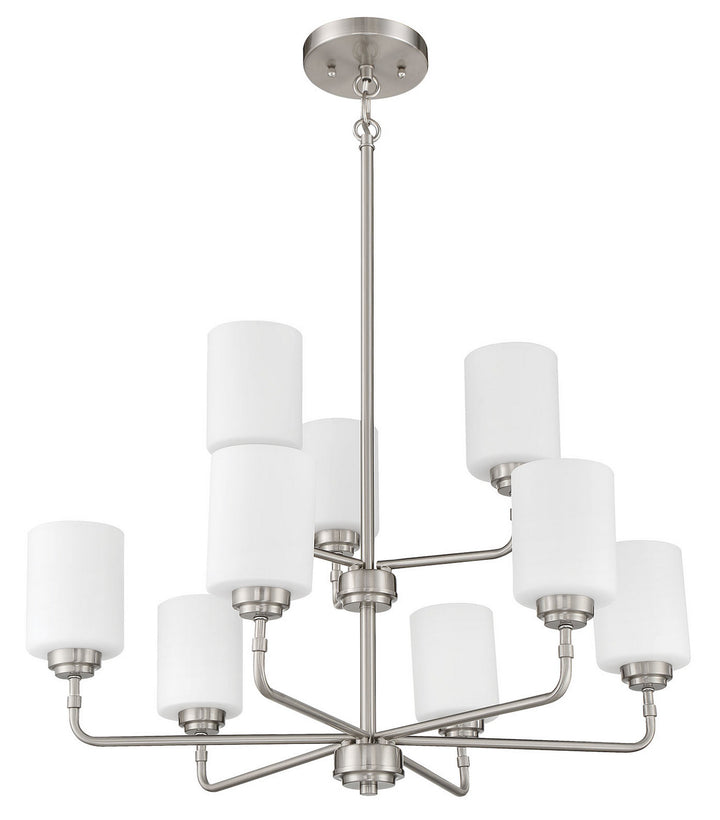 Craftmade Canada - 56029-BNK - Nine Light Chandelier - Stowe - Brushed Polished Nickel