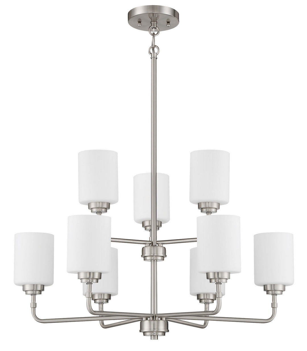 Craftmade Canada - 56029-BNK - Nine Light Chandelier - Stowe - Brushed Polished Nickel
