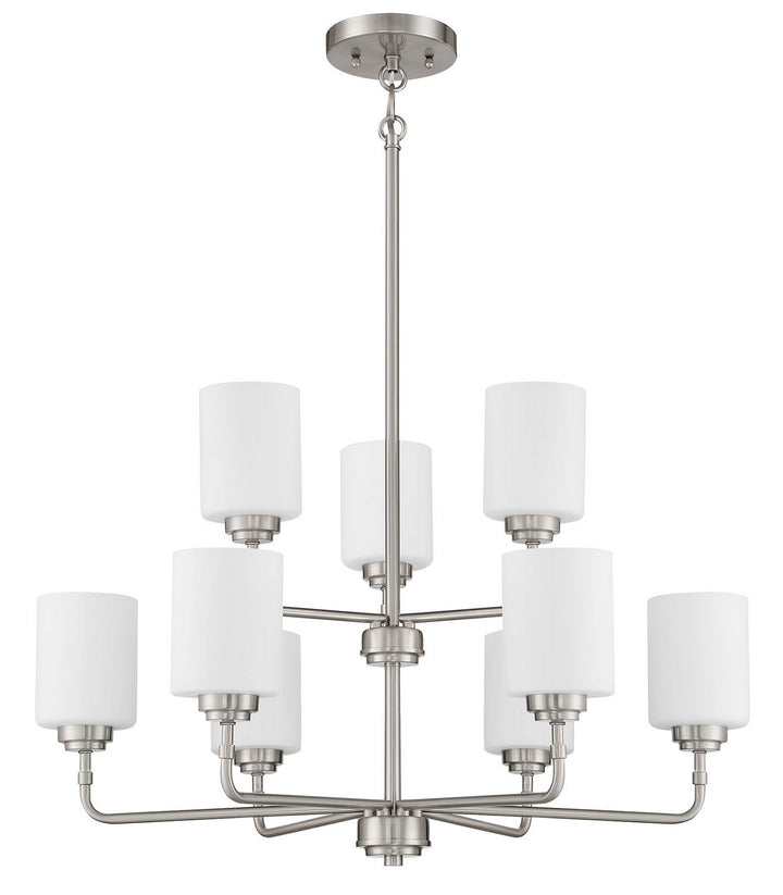Craftmade Canada - 56029-BNK - Nine Light Chandelier - Stowe - Brushed Polished Nickel