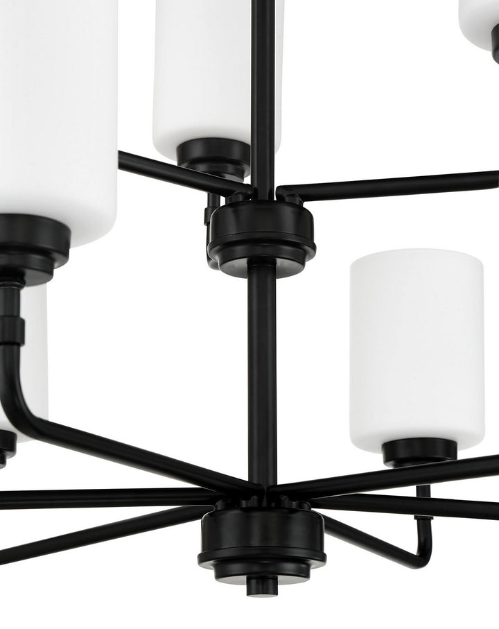 Craftmade Canada - 56029-FB - Nine Light Chandelier - Stowe - Flat Black