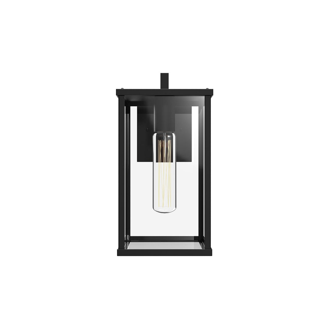 Alora Canada - EW652505BKCL - One Light Exterior Wall Mount - Brentwood - Clear Glass/Textured Black