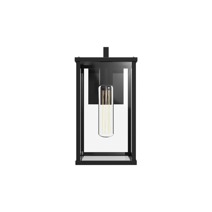 Alora Canada - EW652505BKCL - One Light Exterior Wall Mount - Brentwood - Clear Glass/Textured Black