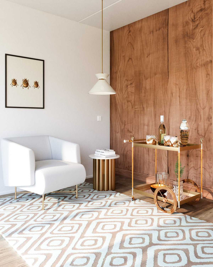 Alora Canada - PD543022AGWL - One Light Pendant - Chapelle - Aged Gold/White Linen