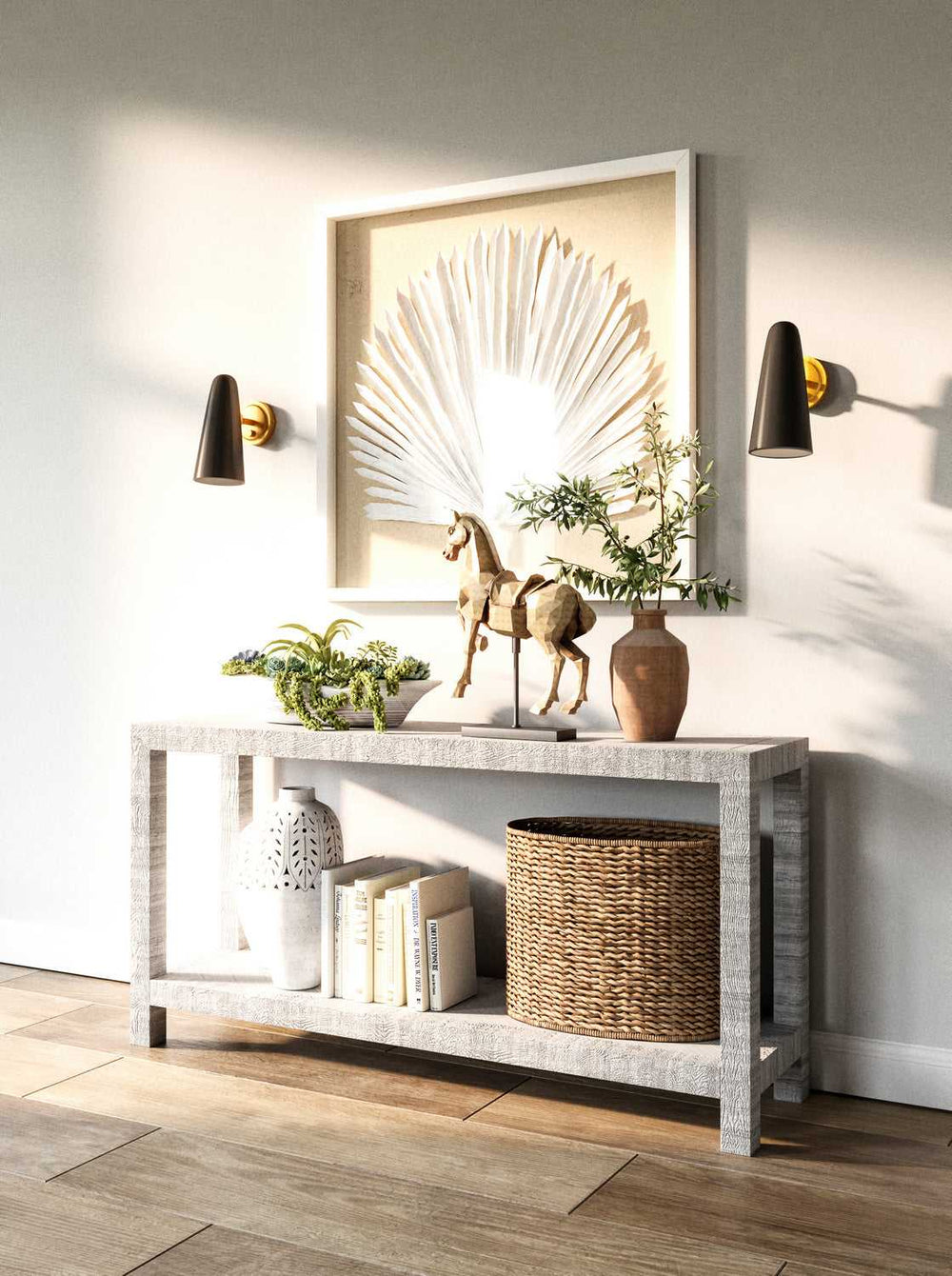 Daniel One Light Vanity in Aged Gold/Matte Black Alora Canada