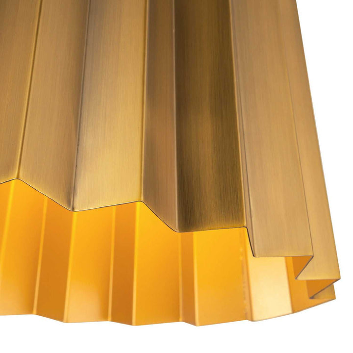 Alora Canada - FM528514AG - Two Light Flush Mount - Plisse - Aged Gold