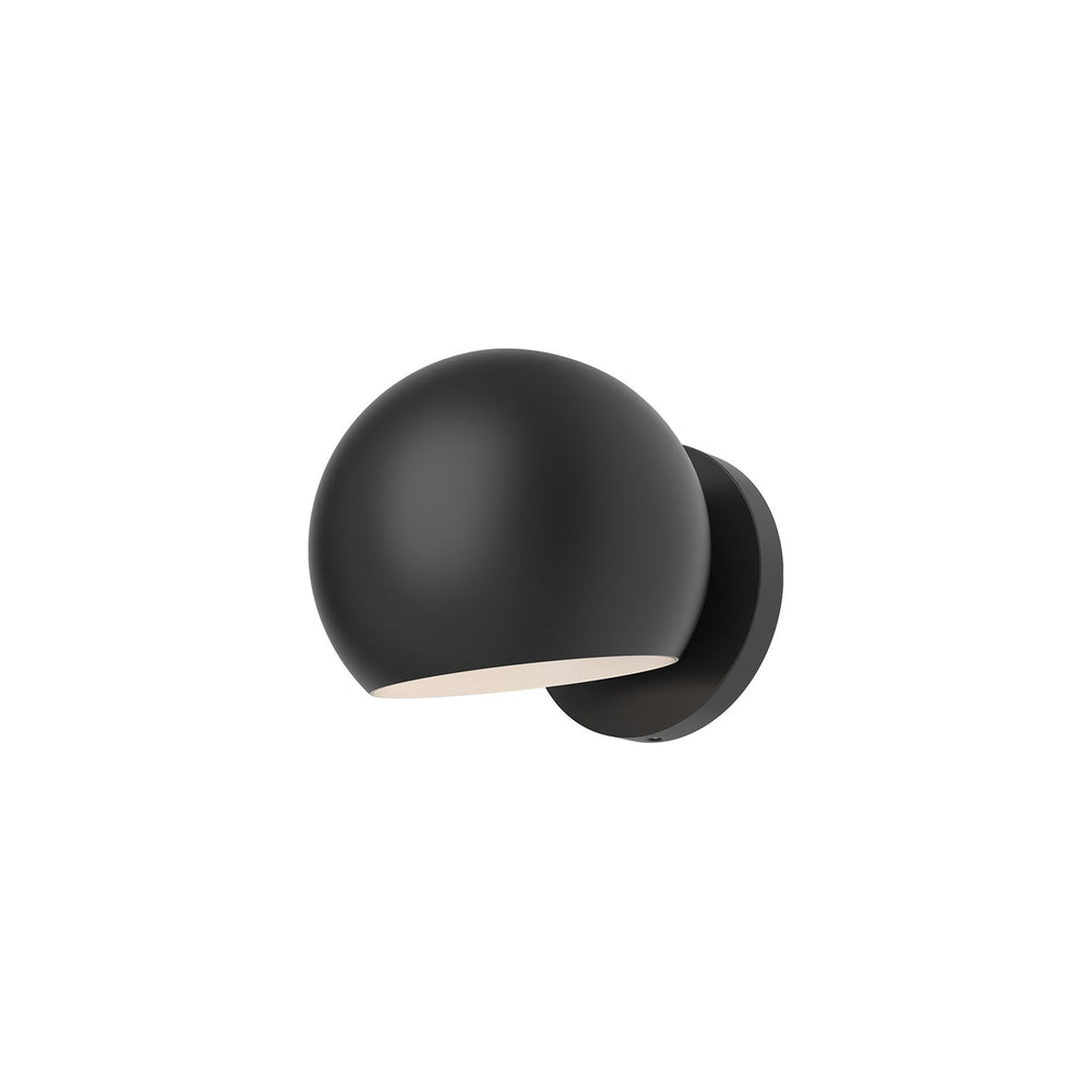 Willow One Light Wall Sconce in Matte Black Alora Canada