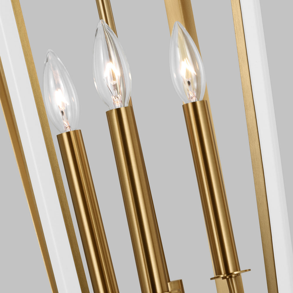 Visual Comfort Studio Canada - AC1083MWTBBS - Three Light Lantern - Curt - Matte White