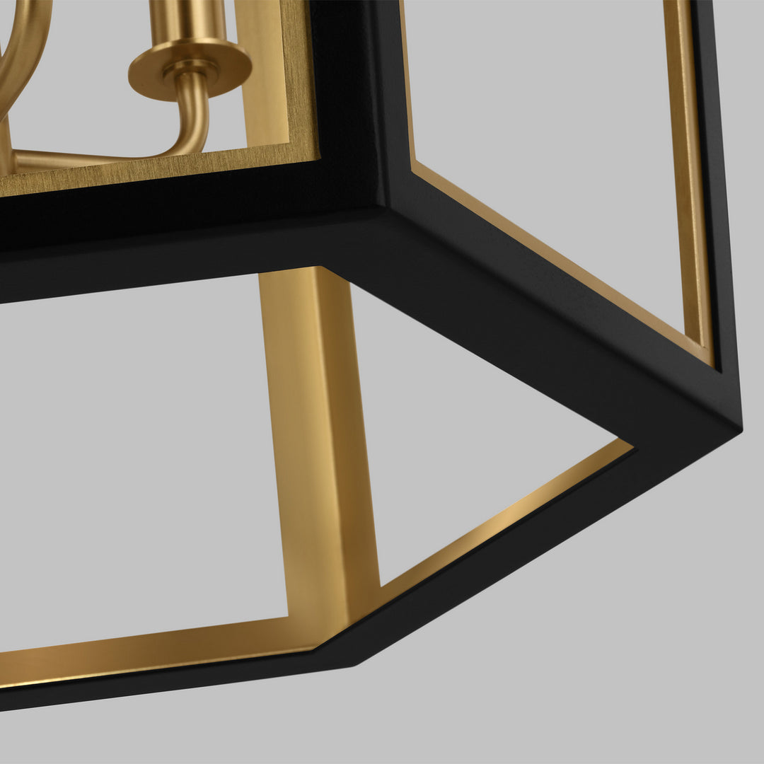 Visual Comfort Studio Canada - AC1094MBKBBS - Four Light Lantern - Curt - Midnight Black