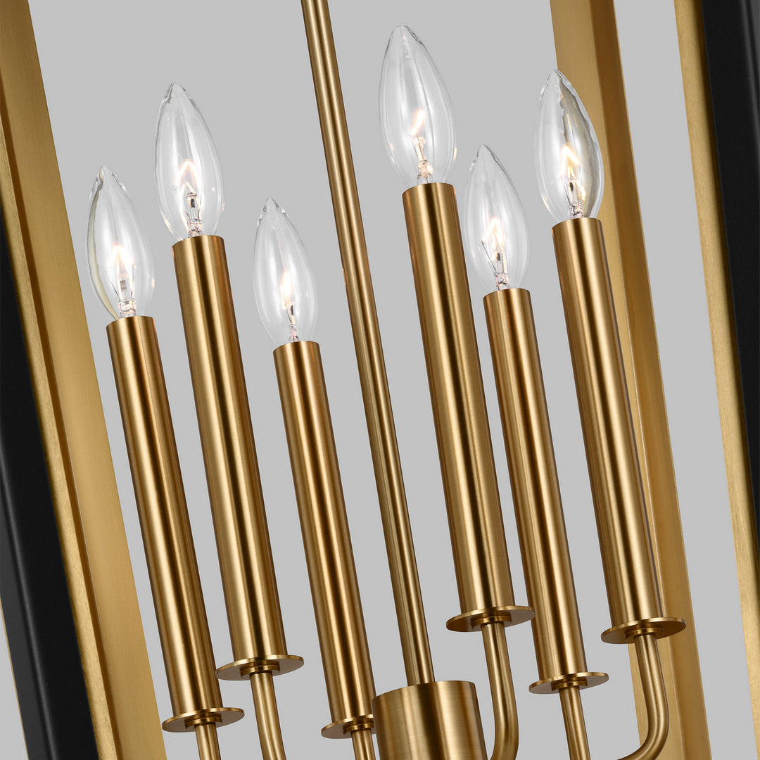 Visual Comfort Studio Canada - AC1106MBKBBS - Six Light Lantern - Curt - Midnight Black