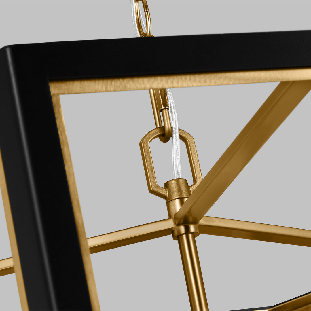 Visual Comfort Studio Canada - AC1106MBKBBS - Six Light Lantern - Curt - Midnight Black