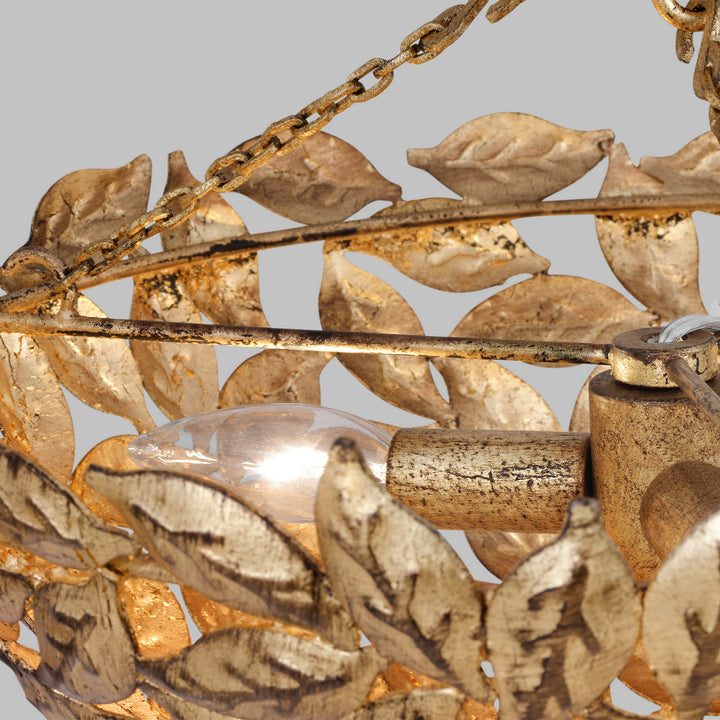 Visual Comfort Studio Canada - AF1173ADB - Three Light Semi Flush Mount - Kelan - Antique Gild