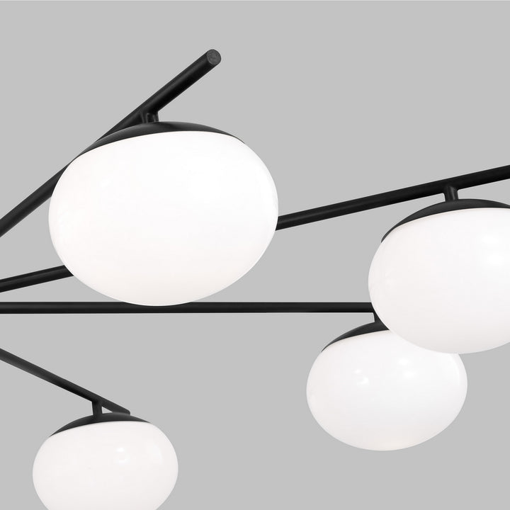 Visual Comfort Studio Canada - EC1258AI - Eight Light Chandelier - Lune - Aged Iron