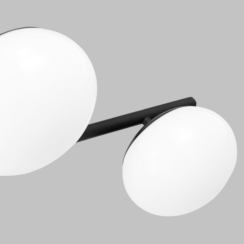 Visual Comfort Studio Canada - EF1063AI - Three Light Semi Flush Mount - Lune - Aged Iron